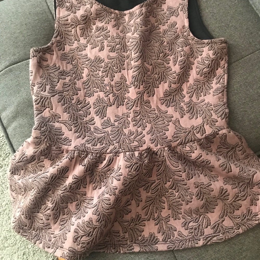 Cute Autumn Peplum top. Made in Canada.